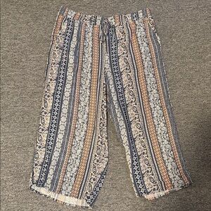 Westport Multicolor Patterned Ankle Pants